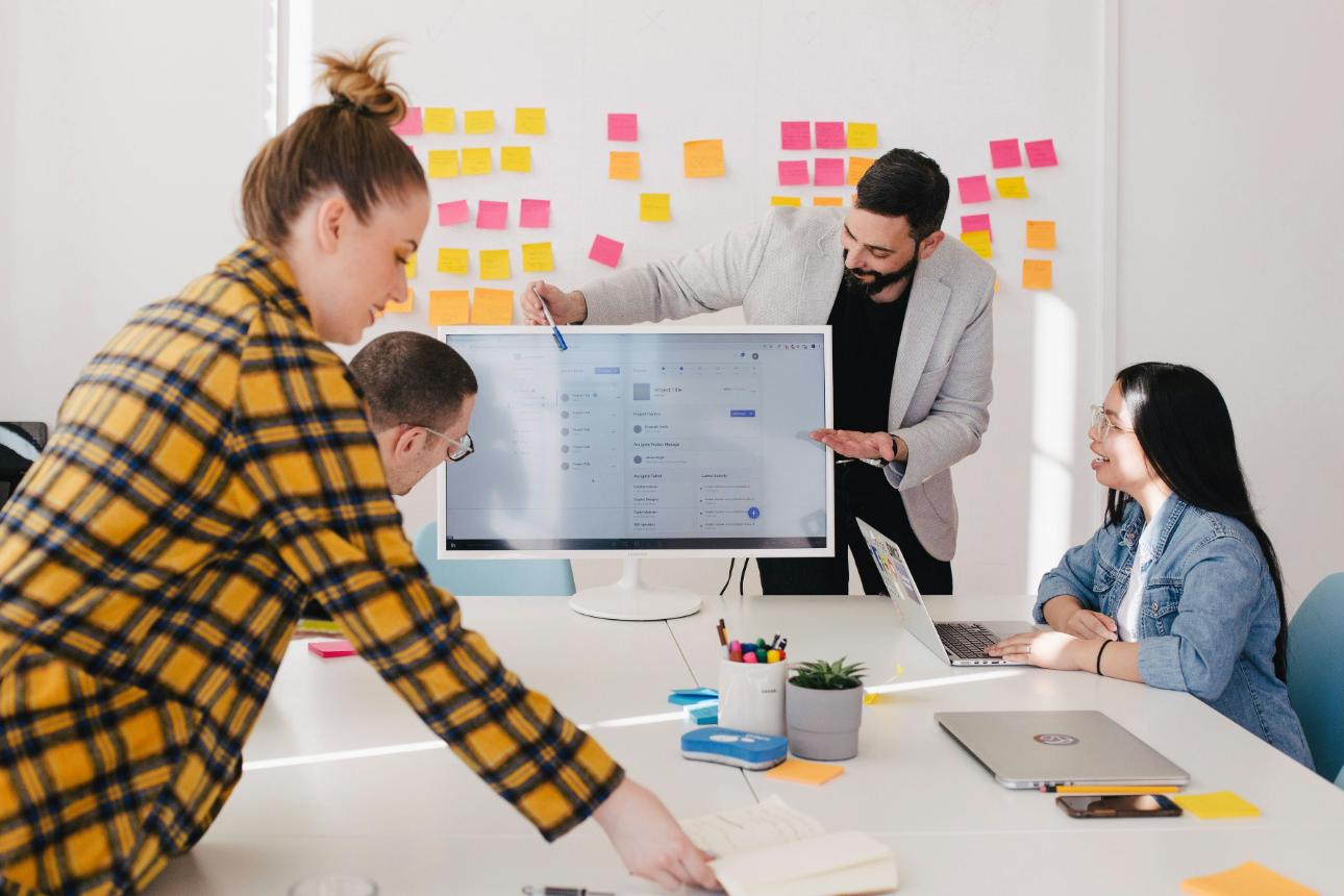 Besprechung in einem Büro